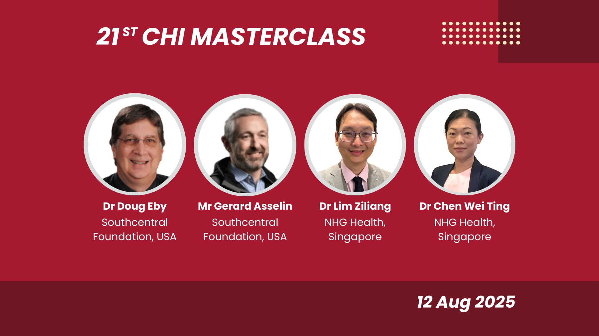 21st CHI Masterclass